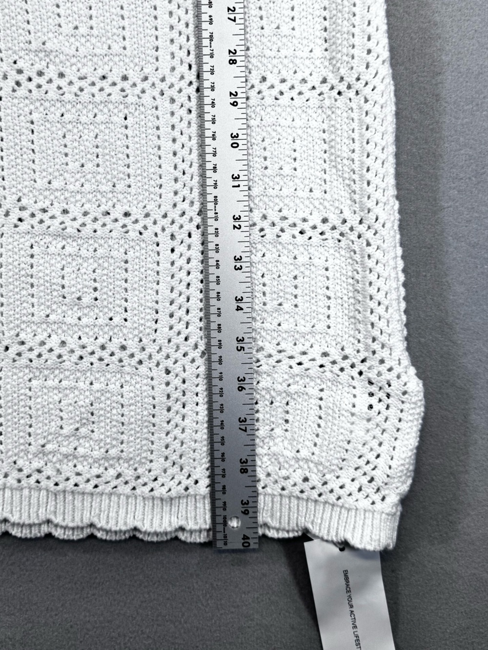 White Crochet Knit Sleeveless Midi Dress - Picture 3 of 8
